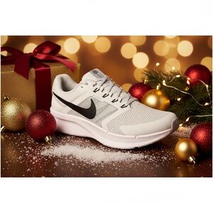 Nike White and Black Athletic Shoe